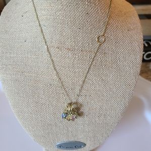Jewelmint Multi Stone Heart Necklace